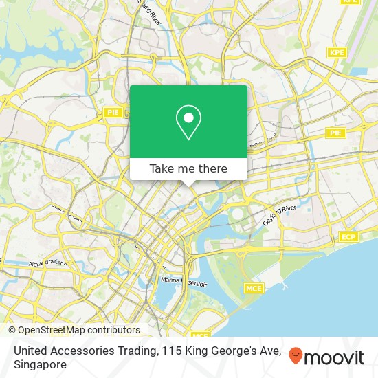 United Accessories Trading, 115 King George's Ave map