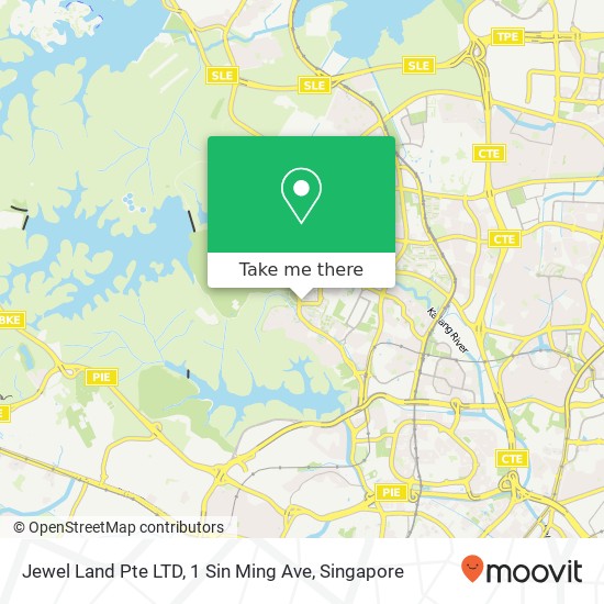 Jewel Land Pte LTD, 1 Sin Ming Ave map