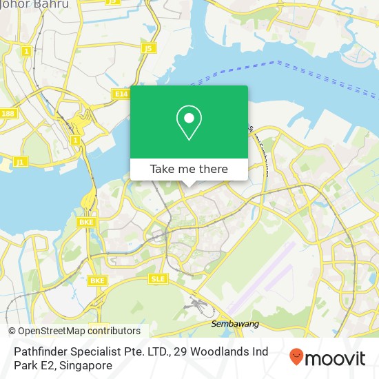 Pathfinder Specialist Pte. LTD., 29 Woodlands Ind Park E2地图