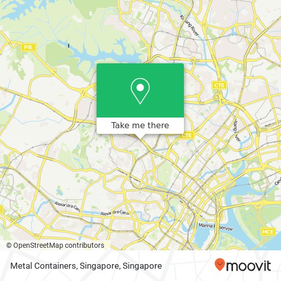 Metal Containers, Singapore map