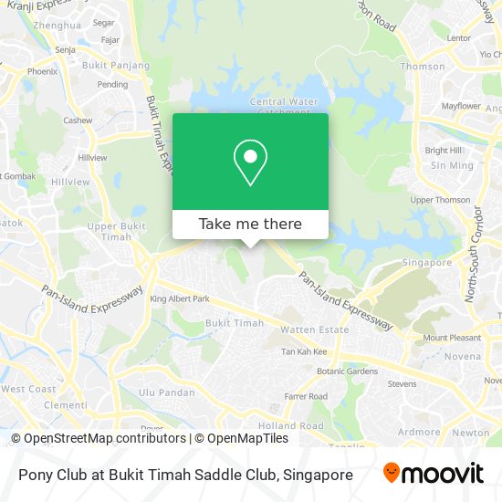 Pony Club at Bukit Timah Saddle Club map