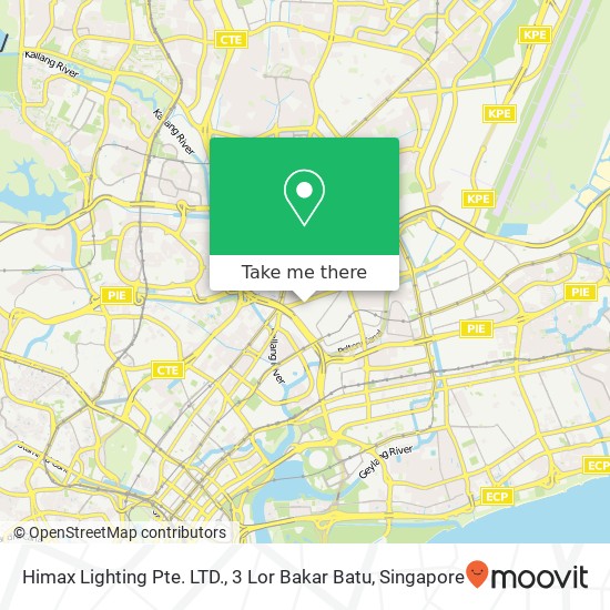 Himax Lighting Pte. LTD., 3 Lor Bakar Batu map