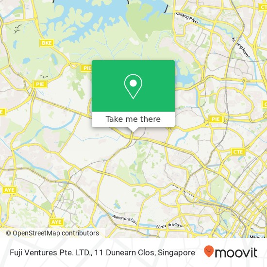 Fuji Ventures Pte. LTD., 11 Dunearn Clos map