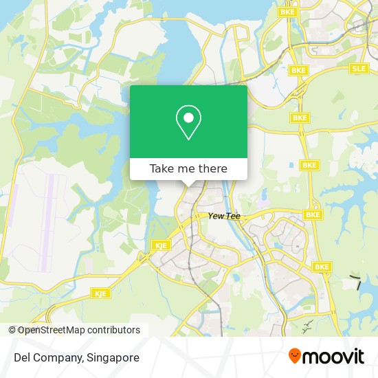 Del Company map
