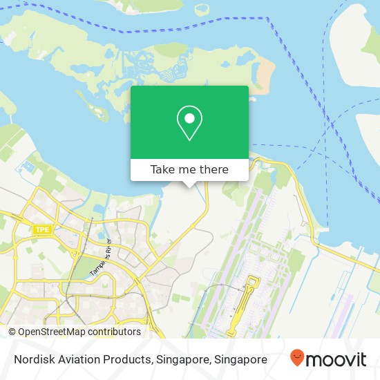Nordisk Aviation Products, Singapore地图