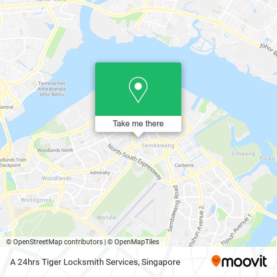 A 24hrs Tiger Locksmith Services地图