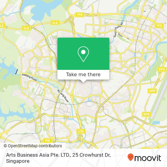 Arts Business Asia Pte. LTD., 25 Crowhurst Dr地图