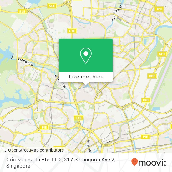 Crimson Earth Pte. LTD., 317 Serangoon Ave 2 map