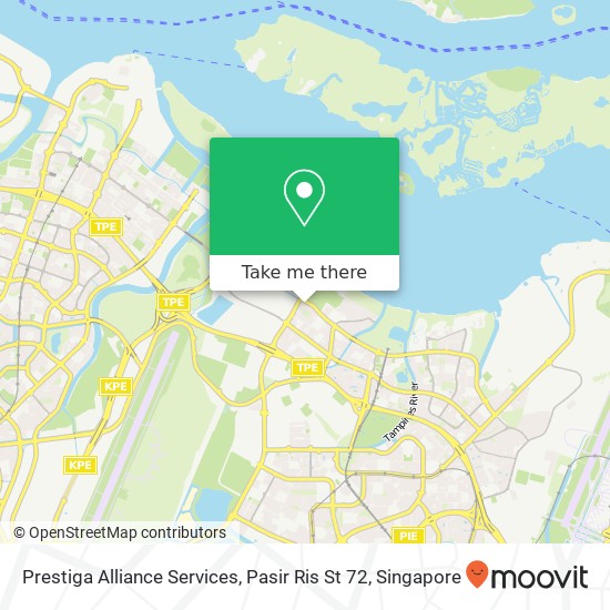 Prestiga Alliance Services, Pasir Ris St 72 map