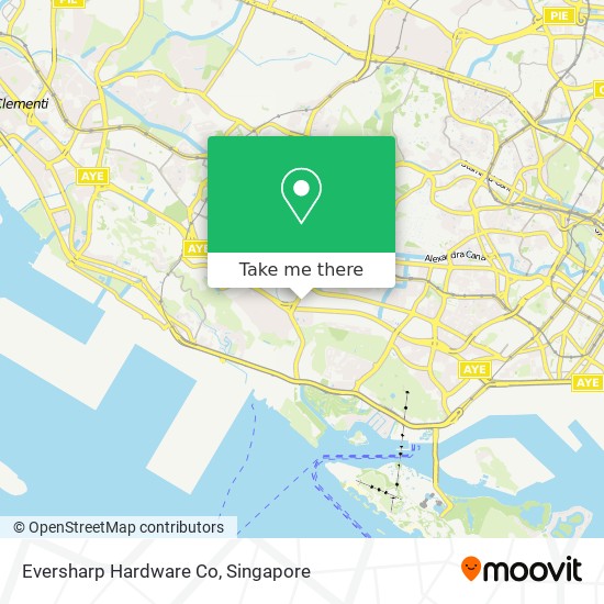 Eversharp Hardware Co map