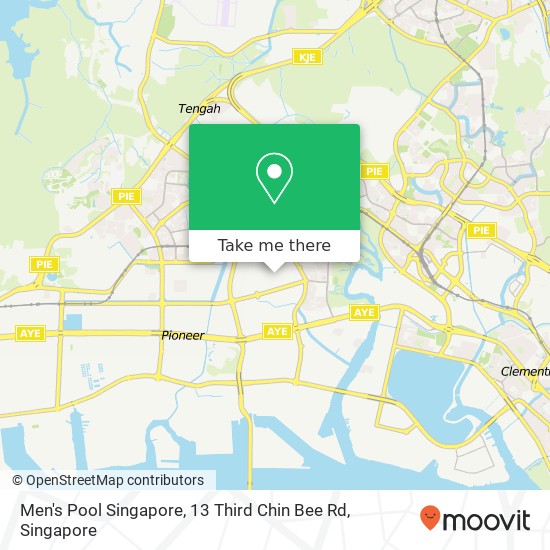 Men's Pool Singapore, 13 Third Chin Bee Rd map