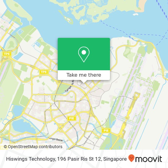 Hiswings Technology, 196 Pasir Ris St 12地图