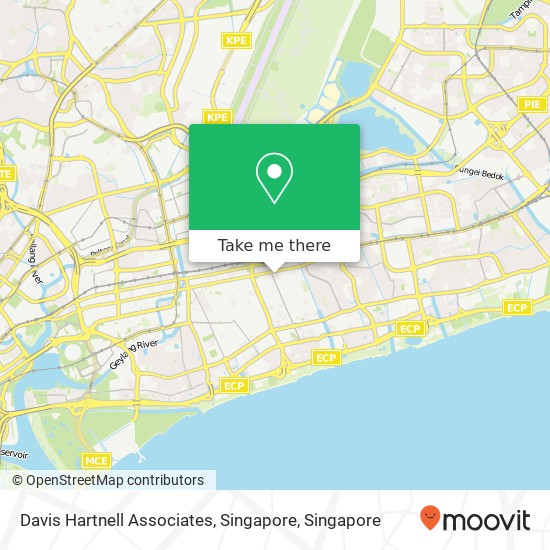 Davis Hartnell Associates, Singapore map