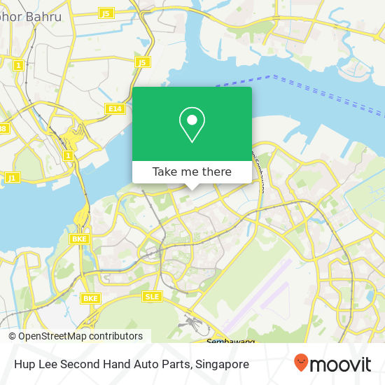 Hup Lee Second Hand Auto Parts map