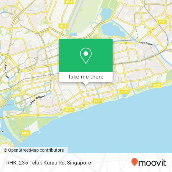 RHK, 235 Telok Kurau Rd地图