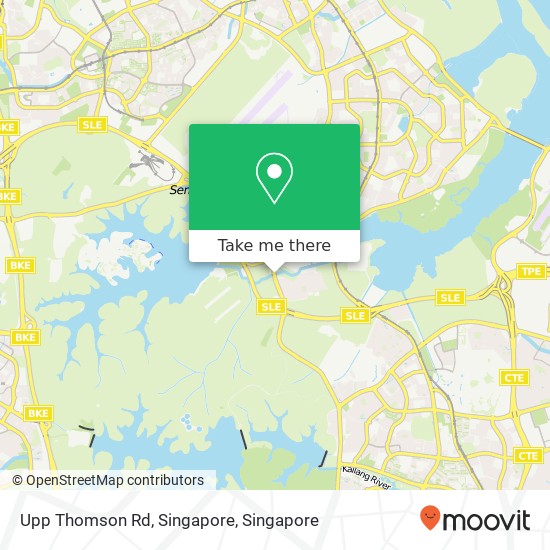 Upp Thomson Rd, Singapore地图