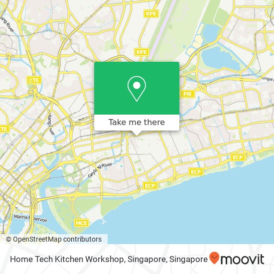 Home Tech Kitchen Workshop, Singapore map