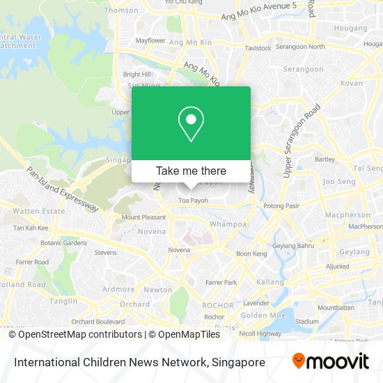 International Children News Network map