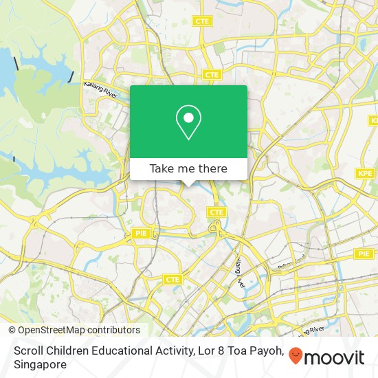 Scroll Children Educational Activity, Lor 8 Toa Payoh map