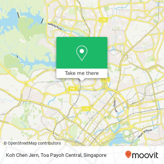 Koh Chen Jern, Toa Payoh Central地图