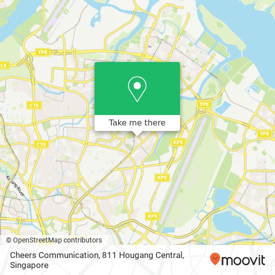 Cheers Communication, 811 Hougang Central地图
