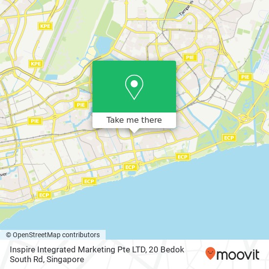 Inspire Integrated Marketing Pte LTD, 20 Bedok South Rd map