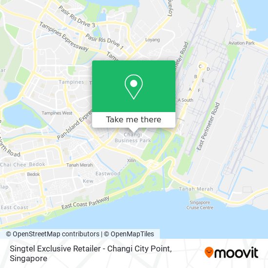 Singtel Exclusive Retailer - Changi City Point map