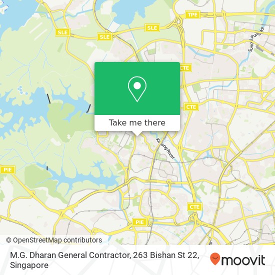 M.G. Dharan General Contractor, 263 Bishan St 22地图