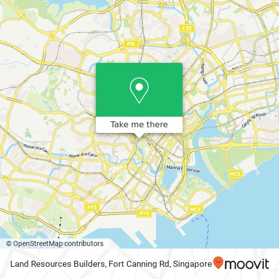 Land Resources Builders, Fort Canning Rd map