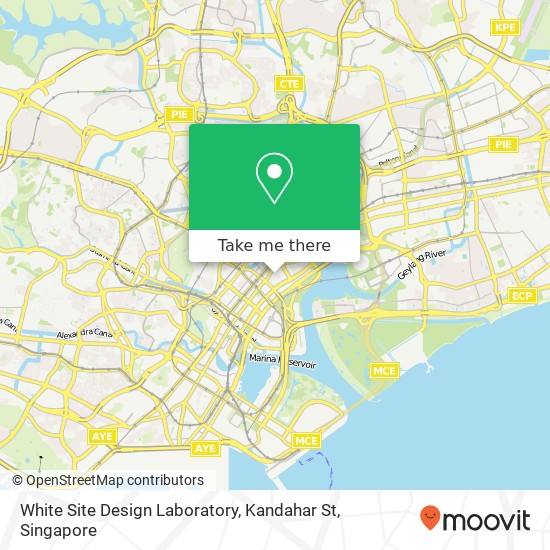 White Site Design Laboratory, Kandahar St map