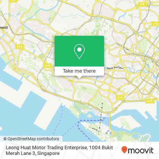 Leong Huat Motor Trading Enterprise, 1004 Bukit Merah Lane 3地图