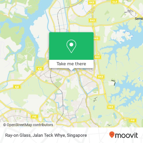 Ray-on Glass, Jalan Teck Whye地图