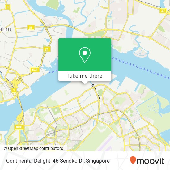 Continental Delight, 46 Senoko Dr地图