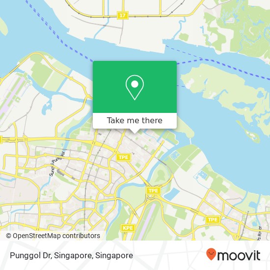 Punggol Dr, Singapore map