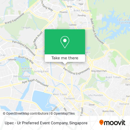 Upec - Ur Preferred Event Company map