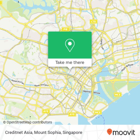 Creditnet Asia, Mount Sophia map