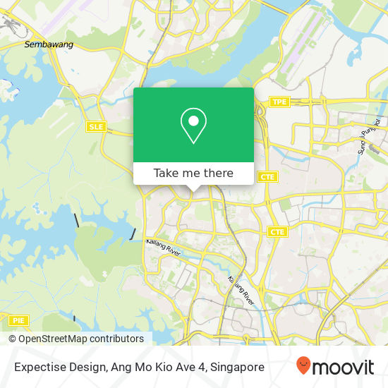 Expectise Design, Ang Mo Kio Ave 4 map