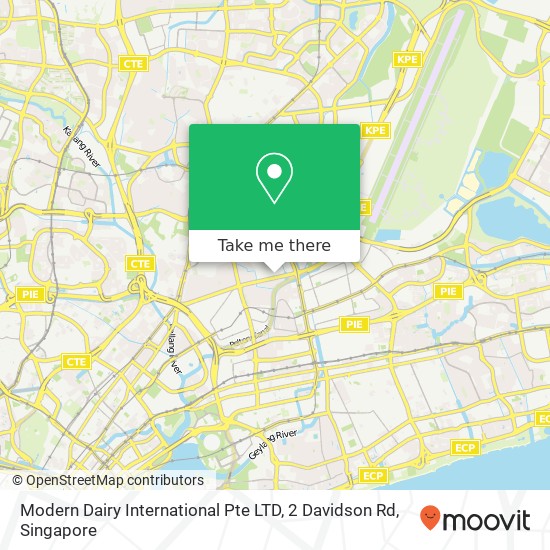 Modern Dairy International Pte LTD, 2 Davidson Rd map