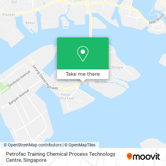 Petrofac Training Chemical Process Technology Centre map