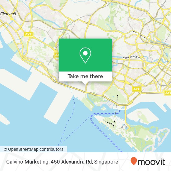 Calvino Marketing, 450 Alexandra Rd map