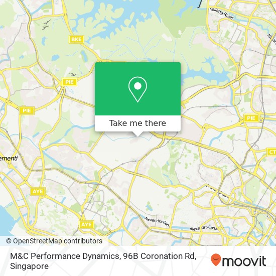 M&C Performance Dynamics, 96B Coronation Rd map