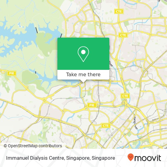 Immanuel Dialysis Centre, Singapore map