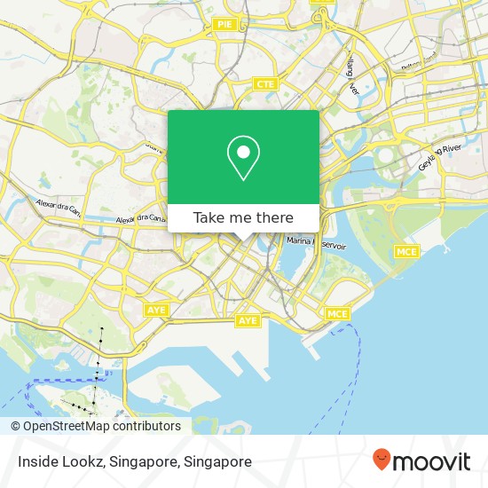 Inside Lookz, Singapore地图