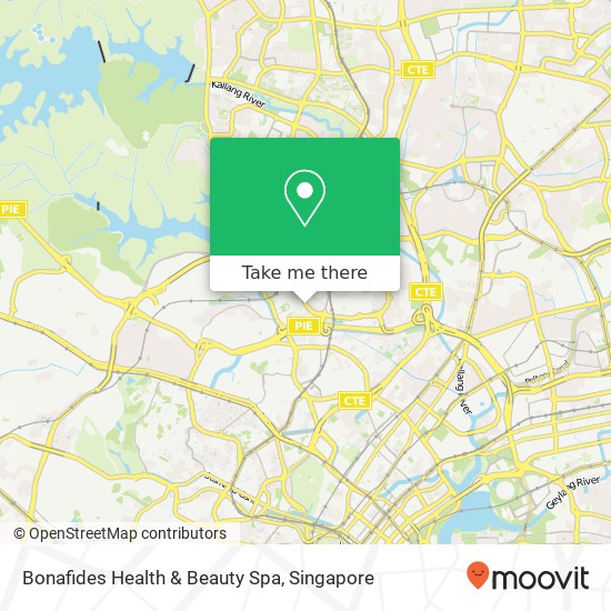 Bonafides Health & Beauty Spa map