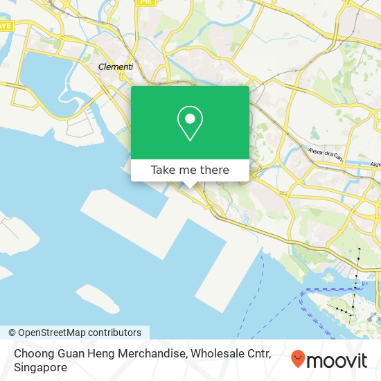 Choong Guan Heng Merchandise, Wholesale Cntr map