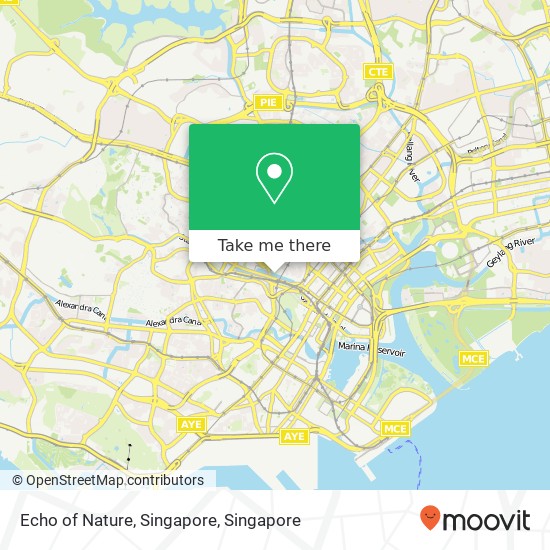 Echo of Nature, Singapore map