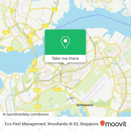 Eco Pest Management, Woodlands St 82 map