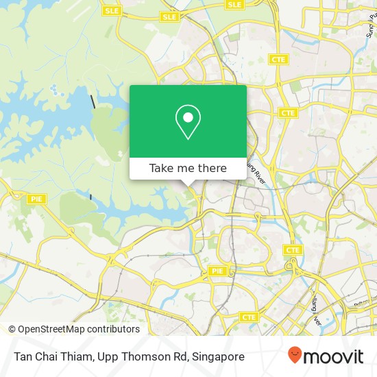 Tan Chai Thiam, Upp Thomson Rd map
