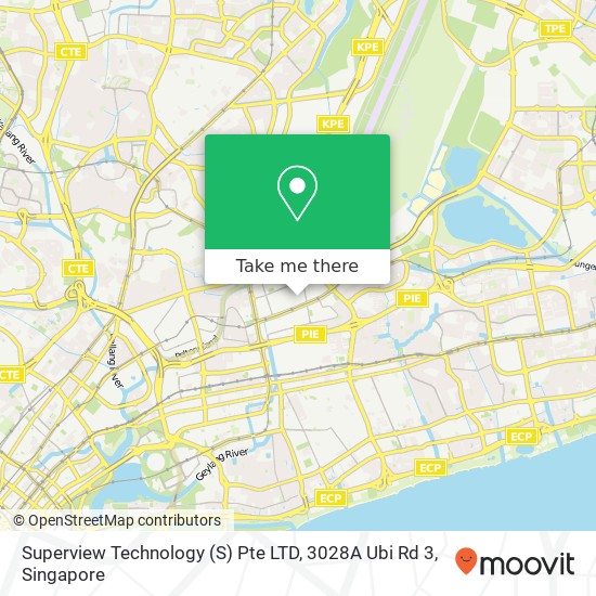 Superview Technology (S) Pte LTD, 3028A Ubi Rd 3地图