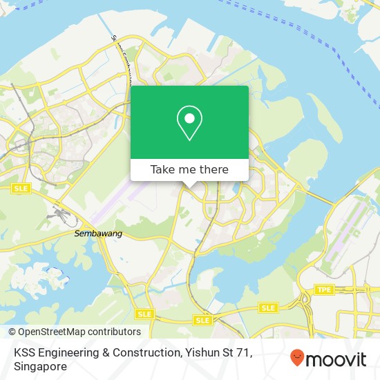 KSS Engineering & Construction, Yishun St 71 map